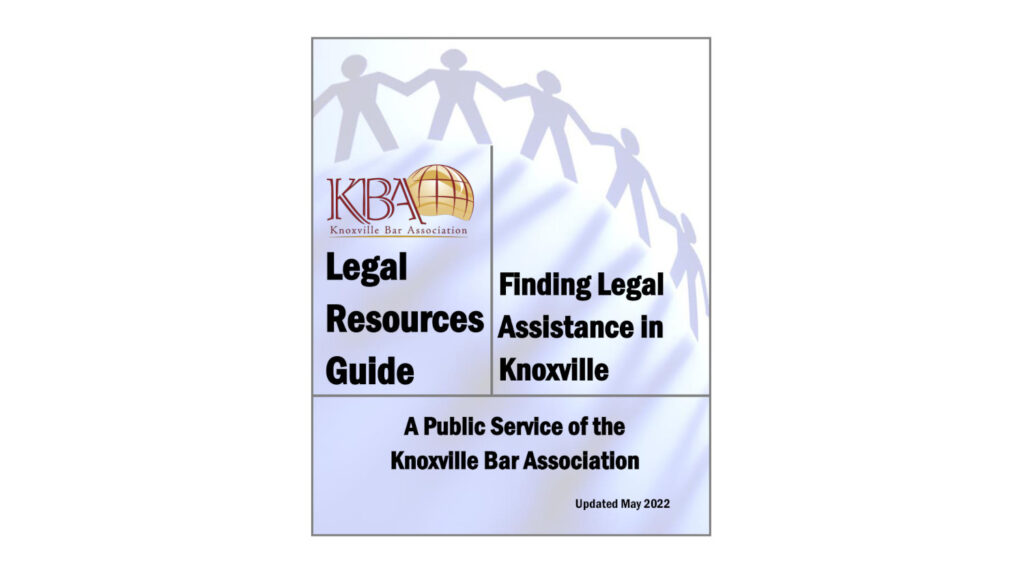 Cover of the May 2022 Legal Resources Guide of the Knoxville Bar Association.